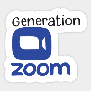 Zoomer Sticker